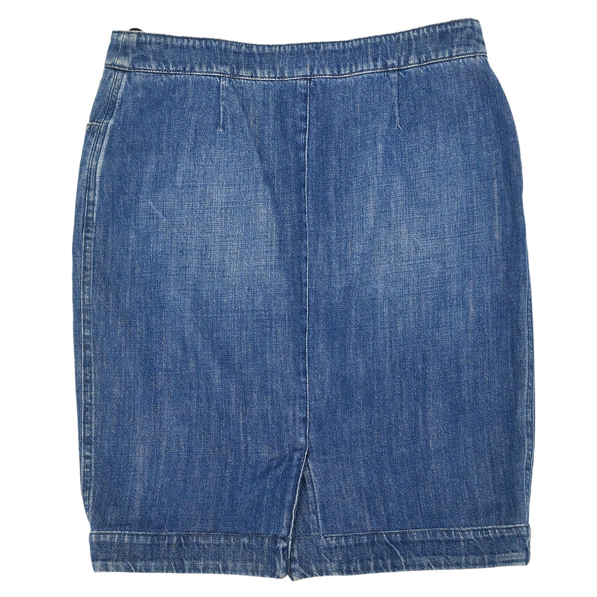 Chanel 2008 Denim Skirt Blue #38