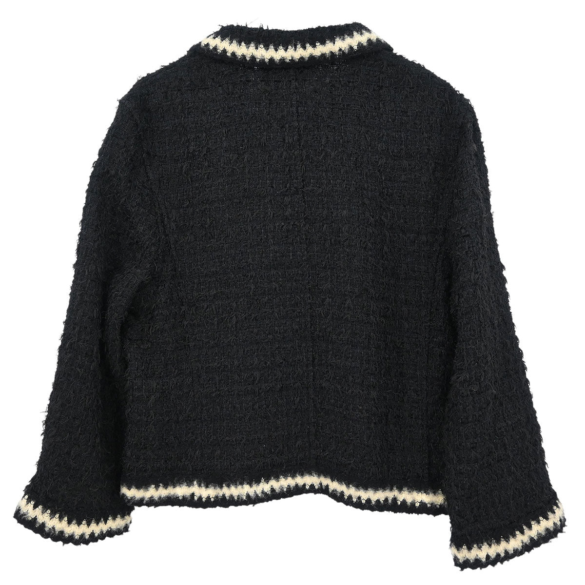 Chanel 1998 Single Breasted Jacket Black #42