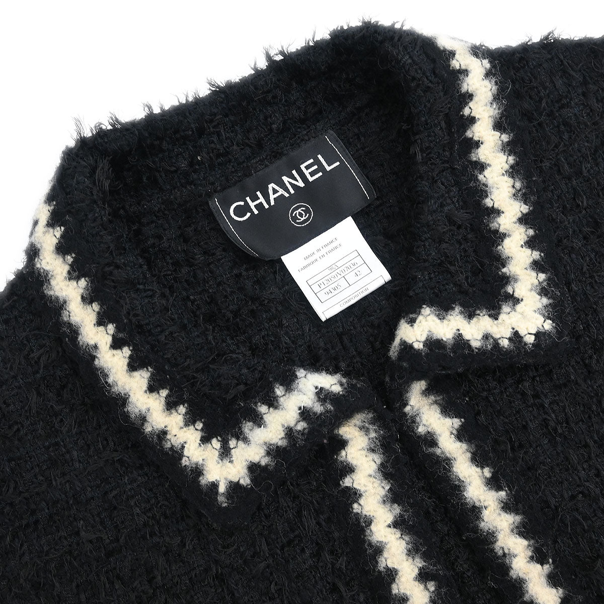 Chanel 1998 Single Breasted Jacket Black #42