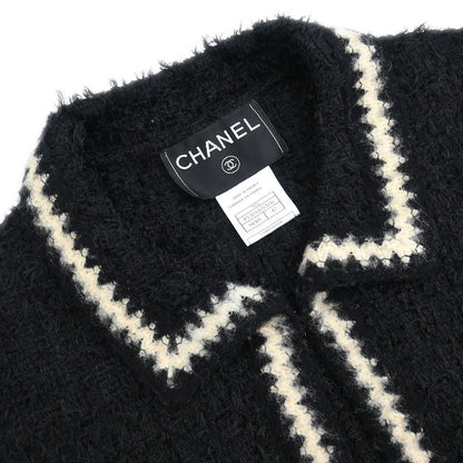 Chanel 1998 Single Breasted Jacket Black #42
