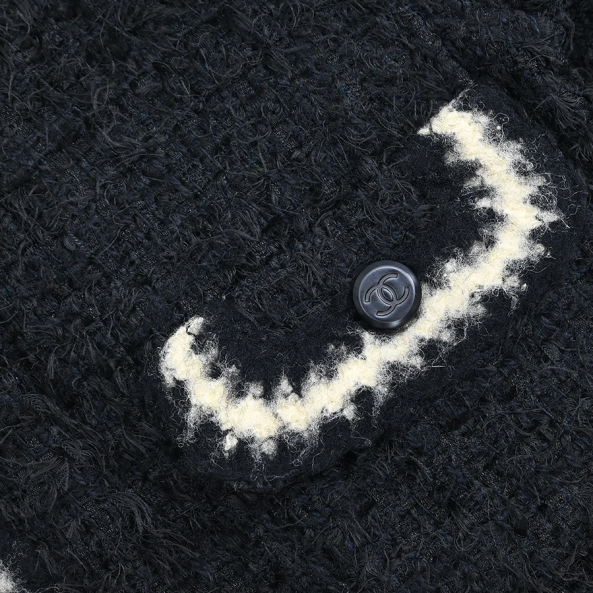 Chanel 1998 Single Breasted Jacket Black #42