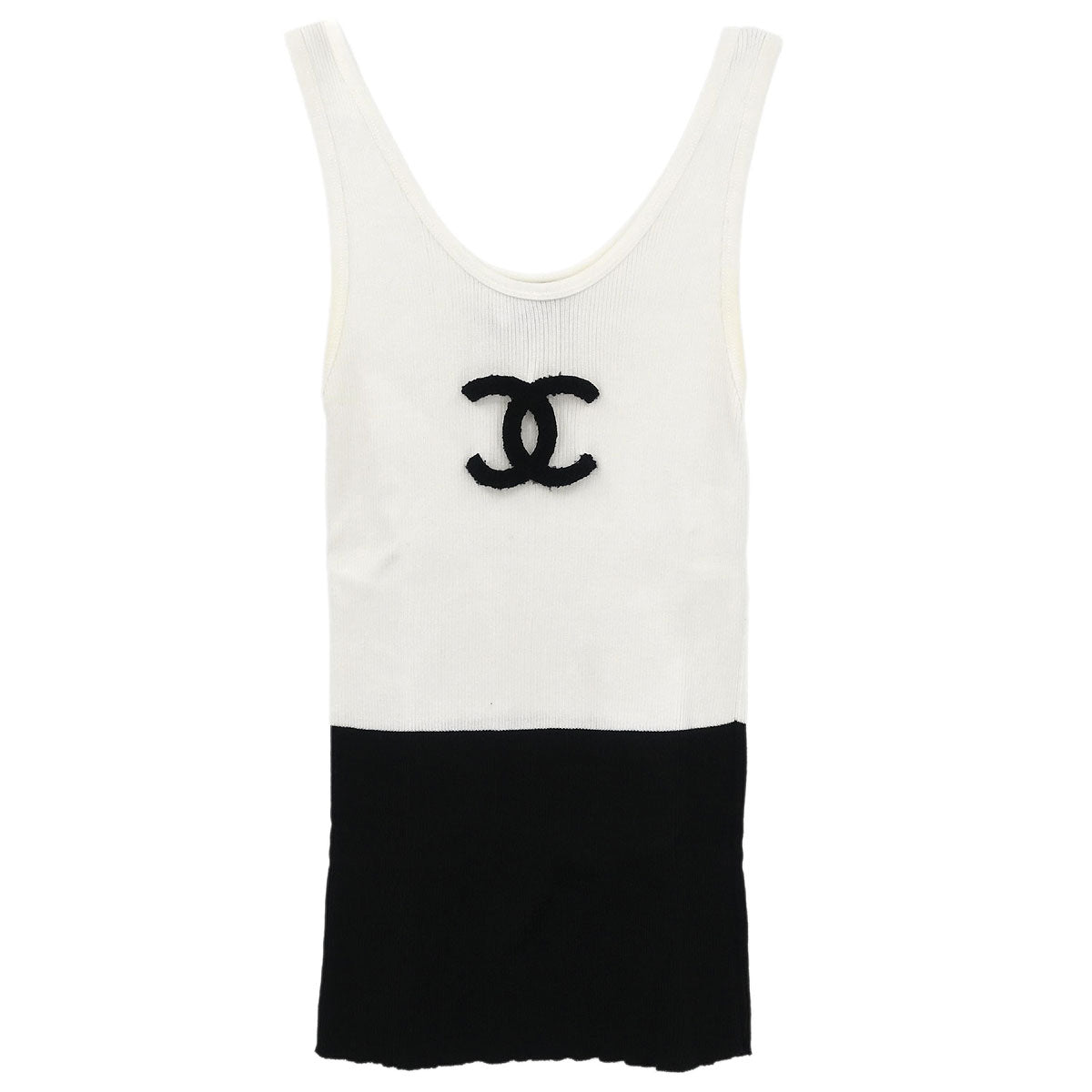 Chanel Sleeveless Tank Top White #40