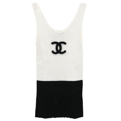 Chanel Sleeveless Tank Top White #40