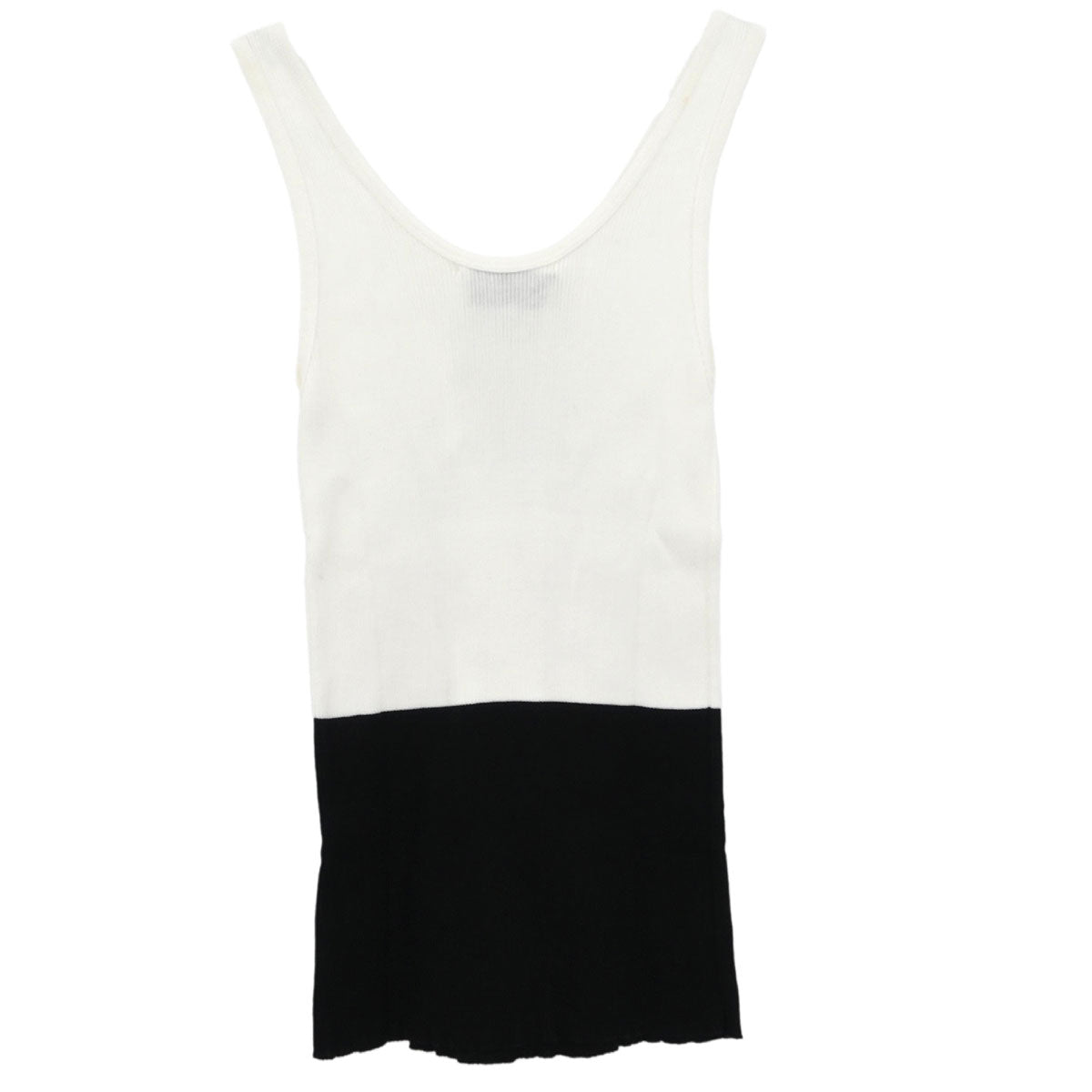 Chanel Sleeveless Tank Top White #40