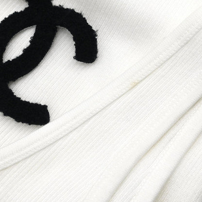 Chanel Sleeveless Tank Top White #40