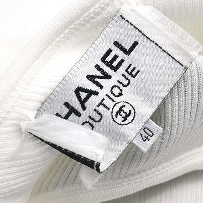 Chanel Sleeveless Tank Top White #40
