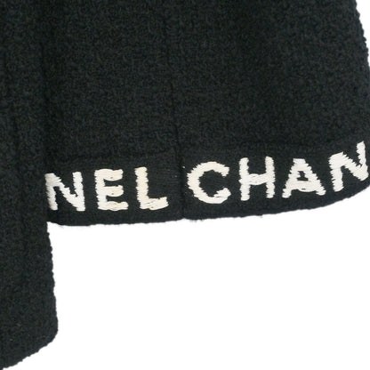 Chanel 1995 Single Breasted Jacket Black #38