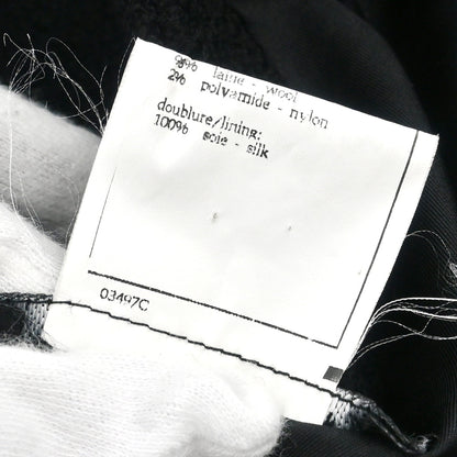 Chanel 1995 Single Breasted Jacket Black #38