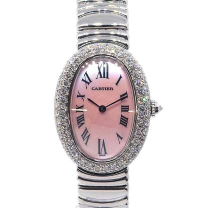 Cartier Baignoire Ref.1955 Quartz Watch 18KWG Diamond