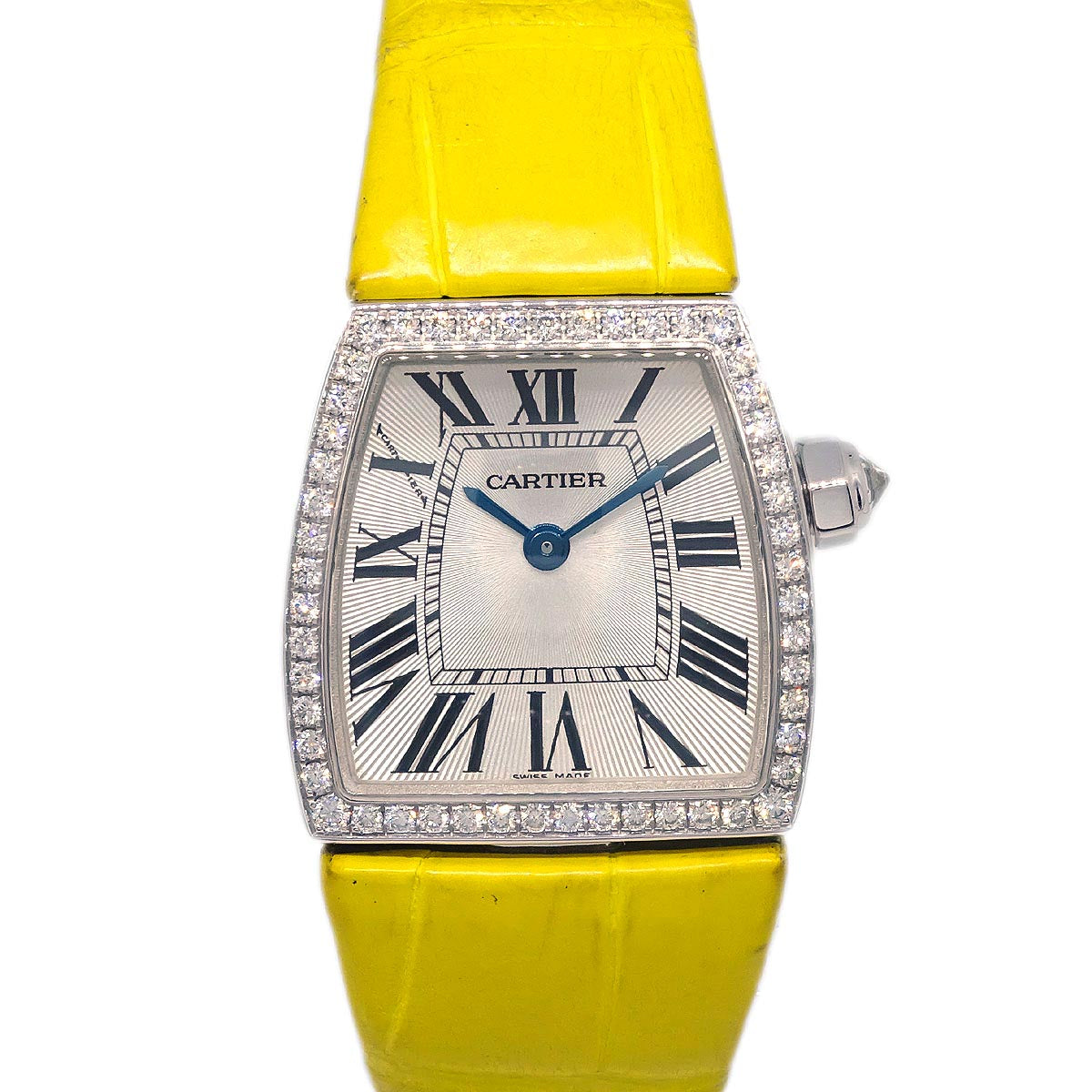 Cartier * La Dona SM Ref.2905 Quartz Watch 18KWG Crocodile