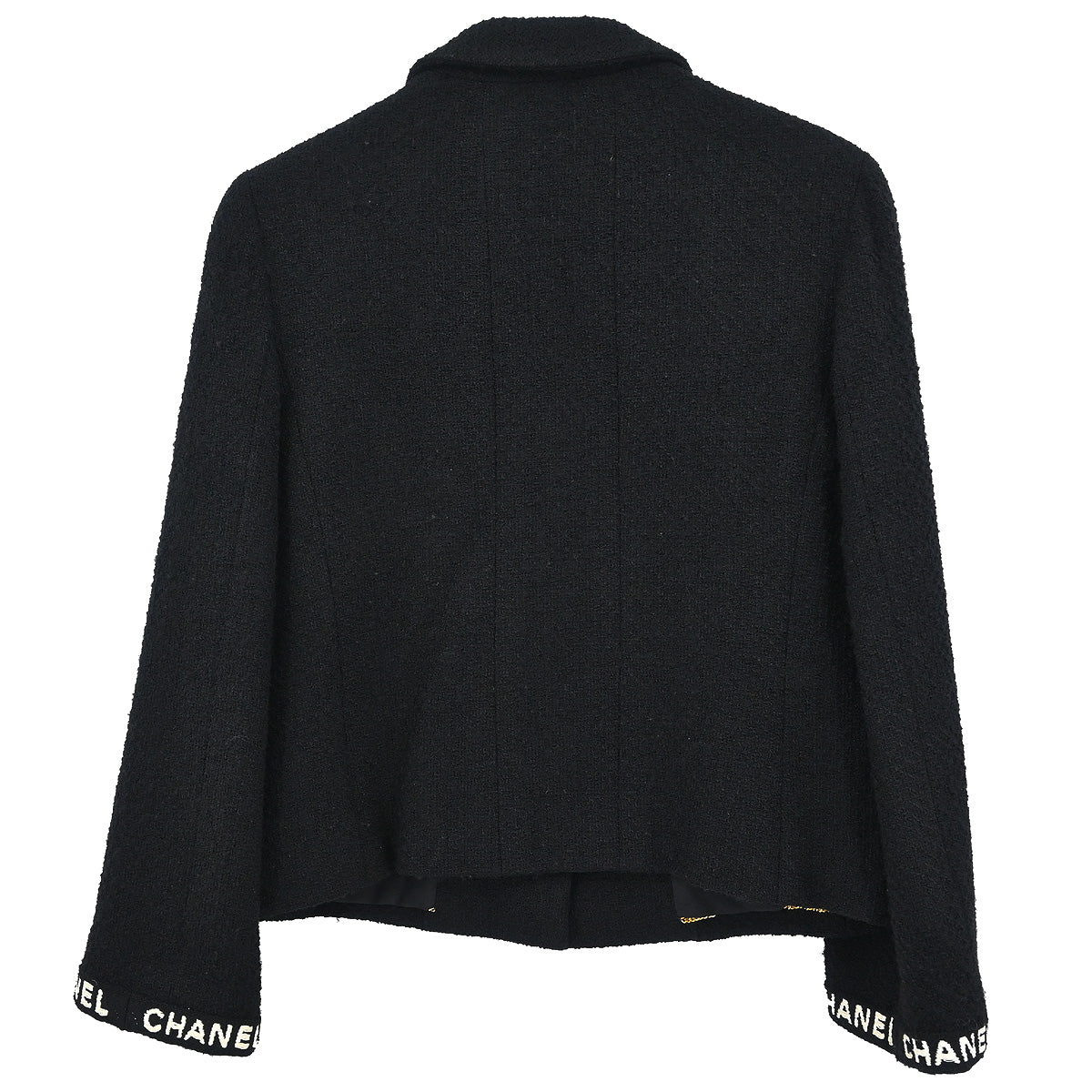 Chanel Single Breasted Jacket Black