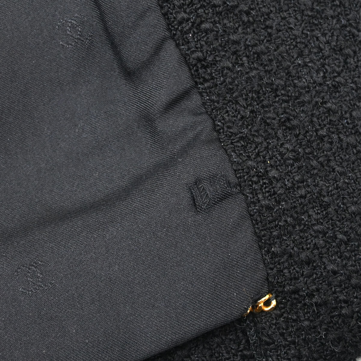 Chanel Single Breasted Jacket Black