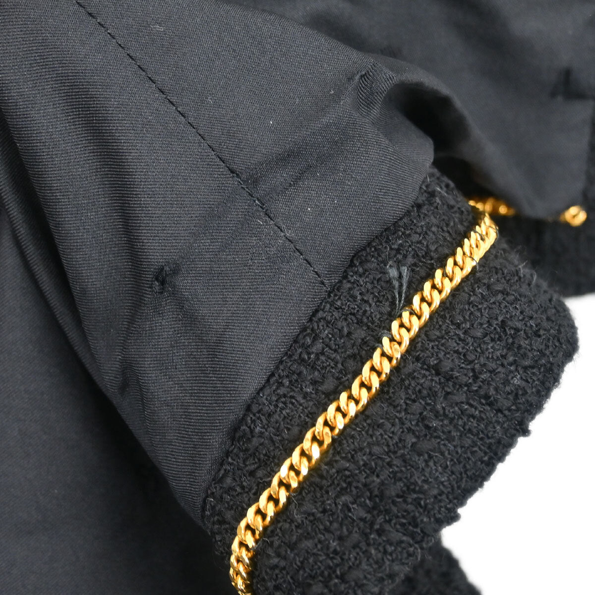 Chanel Single Breasted Jacket Black