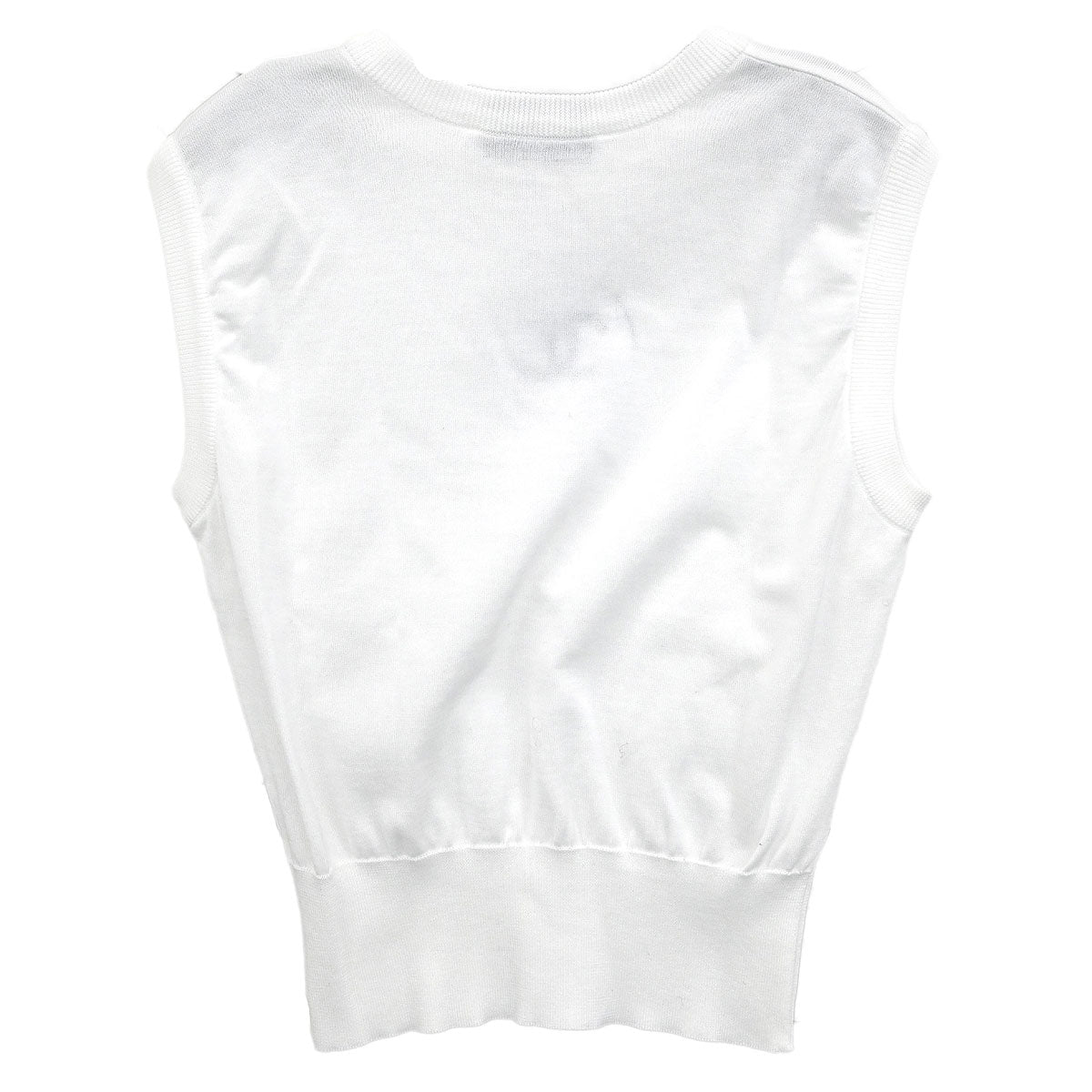 Chanel Sleeveless Tank Top White #38