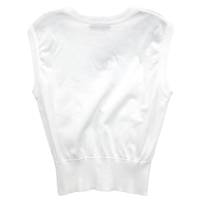Chanel Sleeveless Tank Top White #38