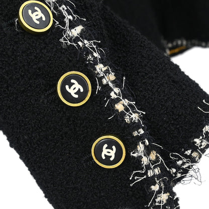 Chanel Double Breasted Jacket Black