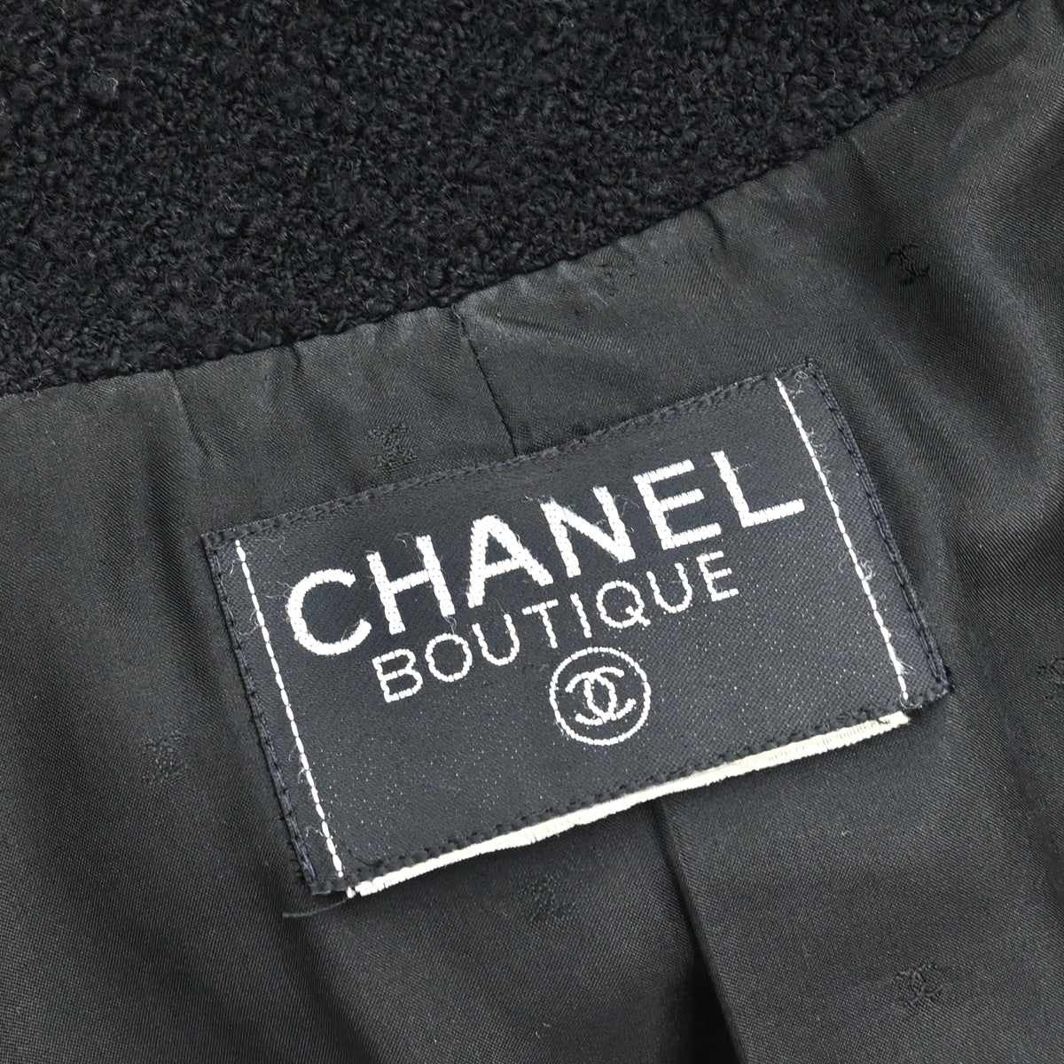 Chanel Double Breasted Jacket Black