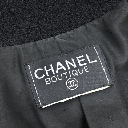 Chanel Double Breasted Jacket Black