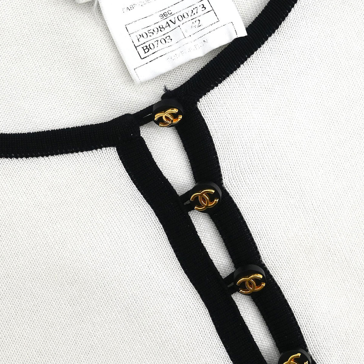 Chanel 1996 Cardigan White #42