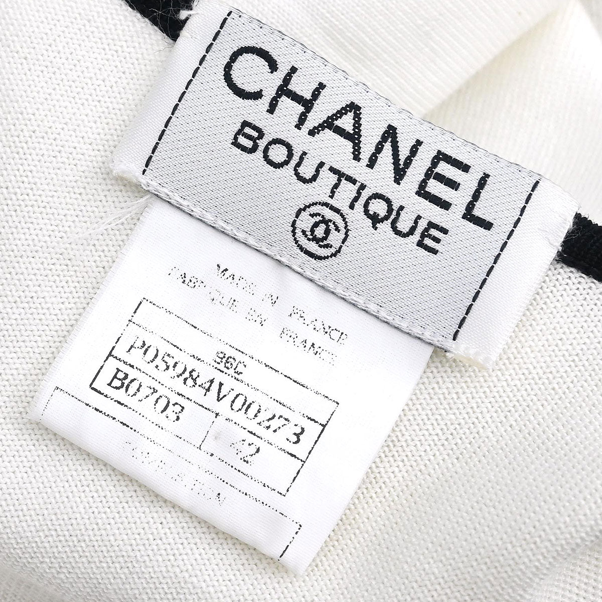 Chanel 1996 Cardigan White #42