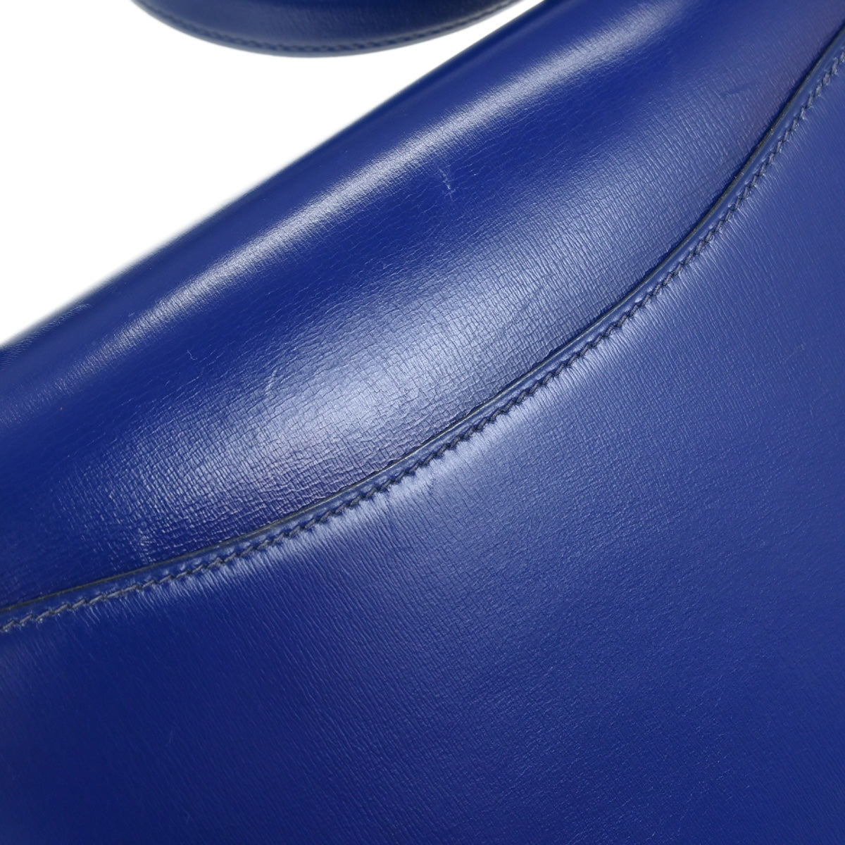 Hermes Blue Saphir Box Calf Constance 23 Shoulder Bag