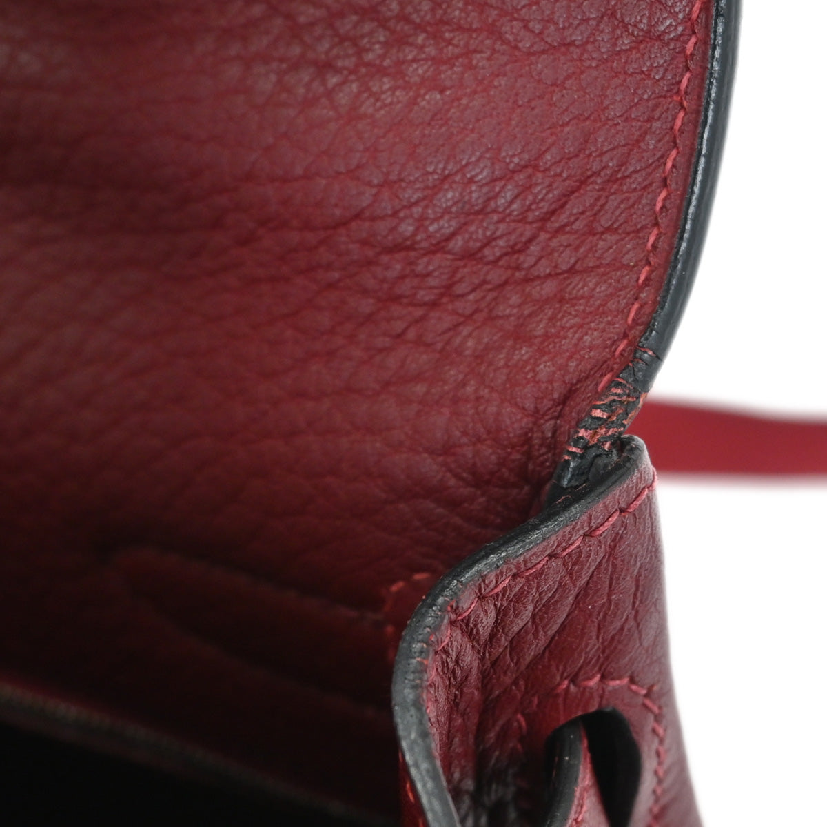 Hermes Rouge H Fjord Kelly A Dos GM Backpack