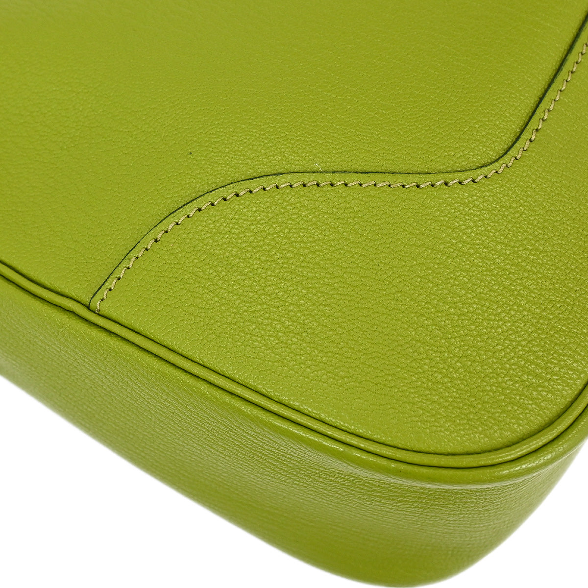 Hermes Anis Green Chevre Trim 31 Shoulder Bag