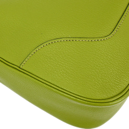 Hermes Anis Green Chevre Trim 31 Shoulder Bag