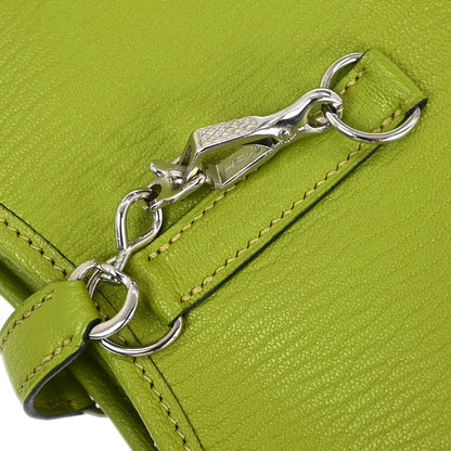 Hermes Anis Green Chevre Trim 31 Shoulder Bag