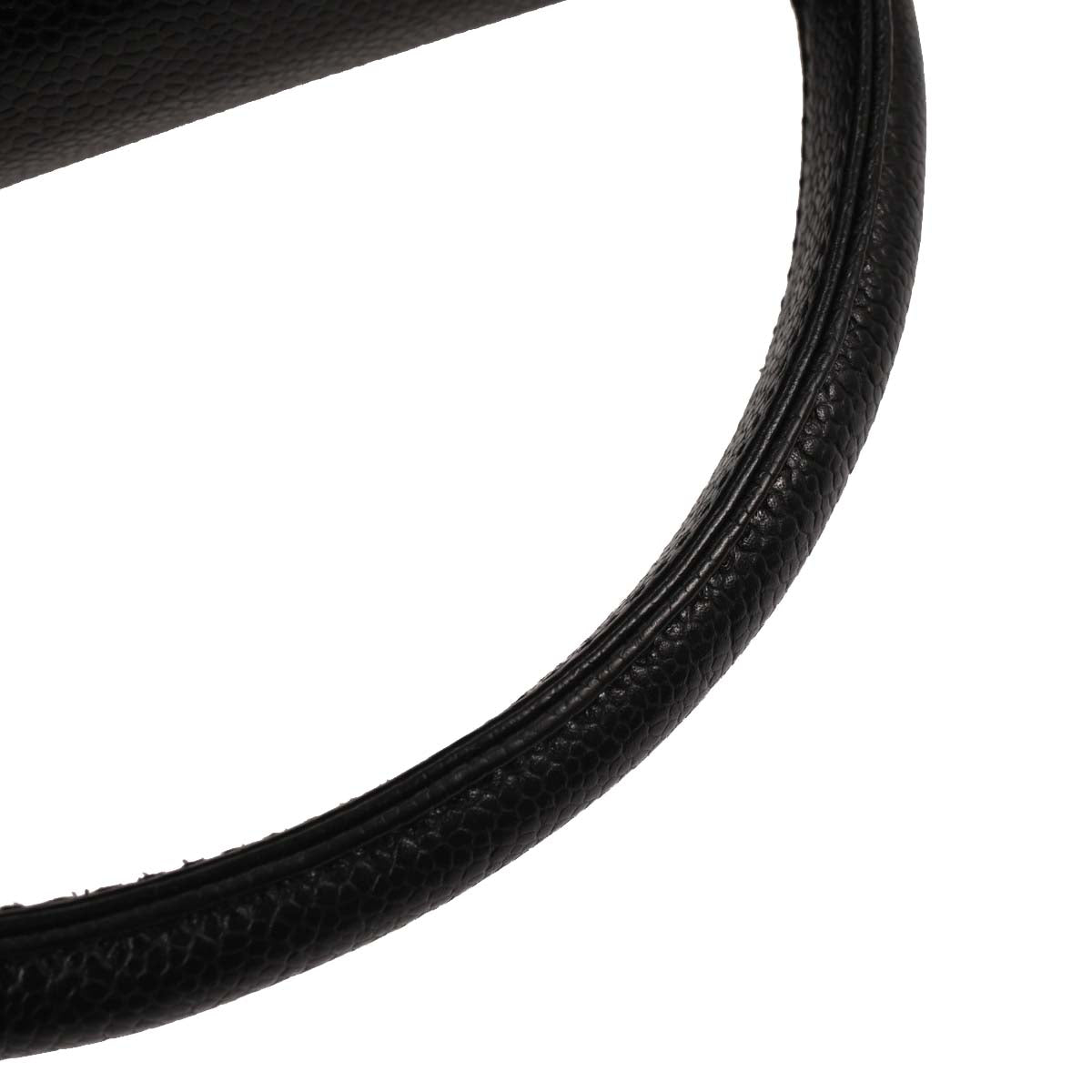 Chanel 1997-1999 Black Caviar Top Handle Handbag