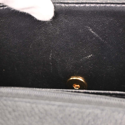 Chanel 1997-1999 Black Caviar Top Handle Handbag