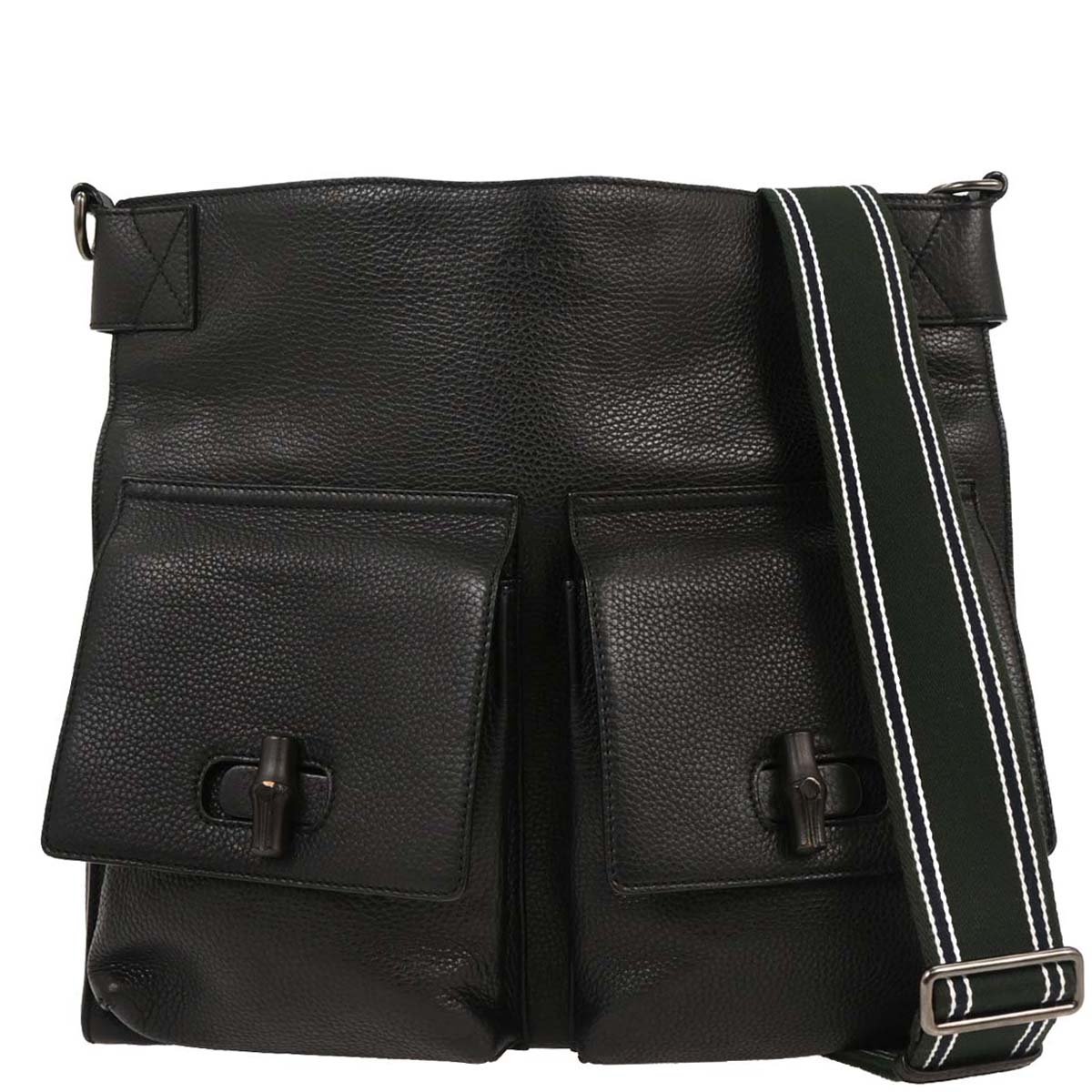 Gucci Black Bamboo Shoulder Bag