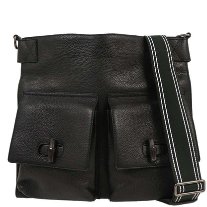 Gucci Black Bamboo Shoulder Bag