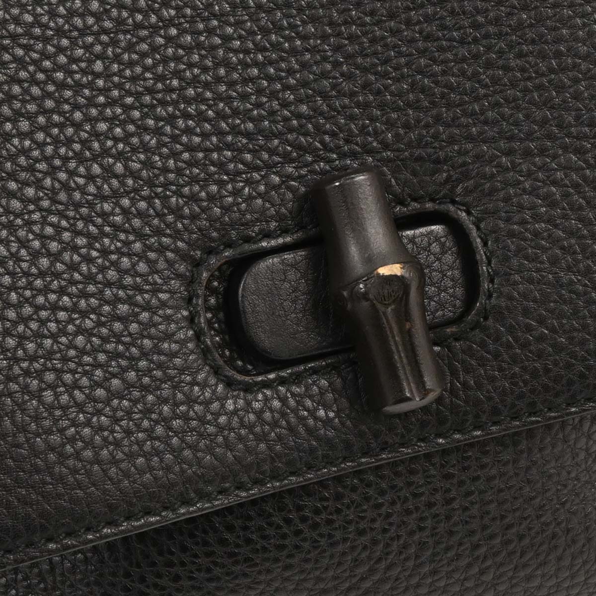 Gucci Black Bamboo Shoulder Bag