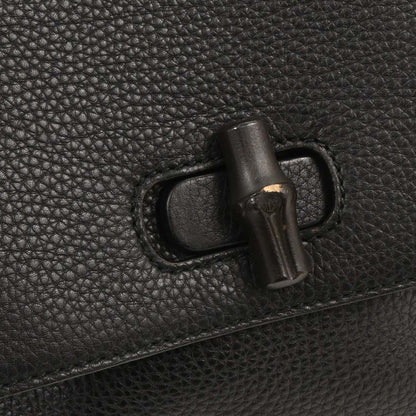 Gucci Black Bamboo Shoulder Bag