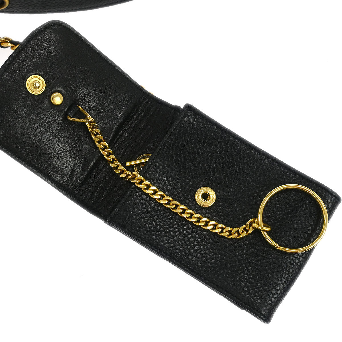 Chanel Black Caviar Multi Pouch Belt Bum Bag #75/30
