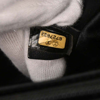 Chanel 2000-2002 Black Nylon Travel Line Single Flap Shoulder Bag