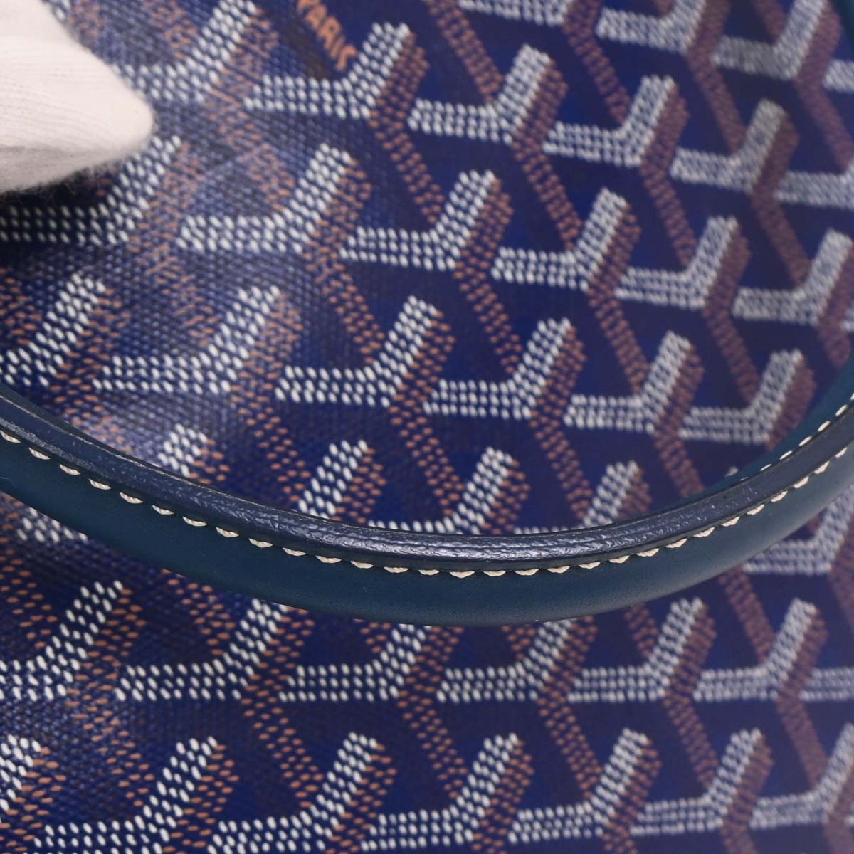 Goyard Blue Saint Jeanne GM Handbag