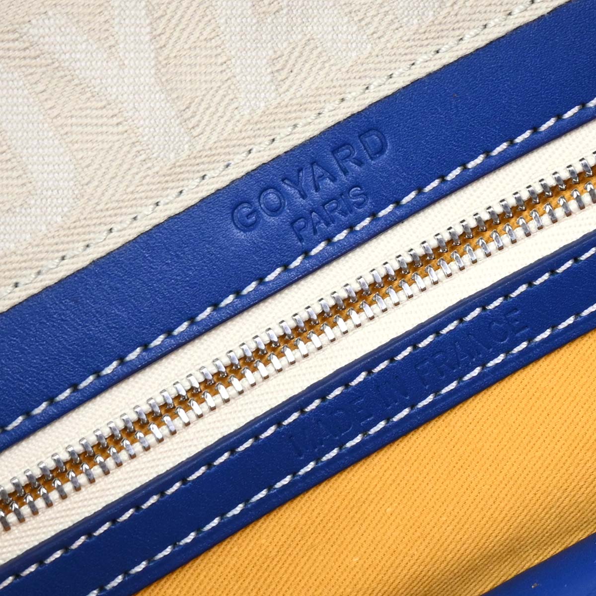 Goyard Blue Saint Jeanne GM Handbag