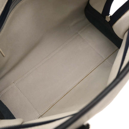 Loewe Light Gray Suede Amazona Handbag