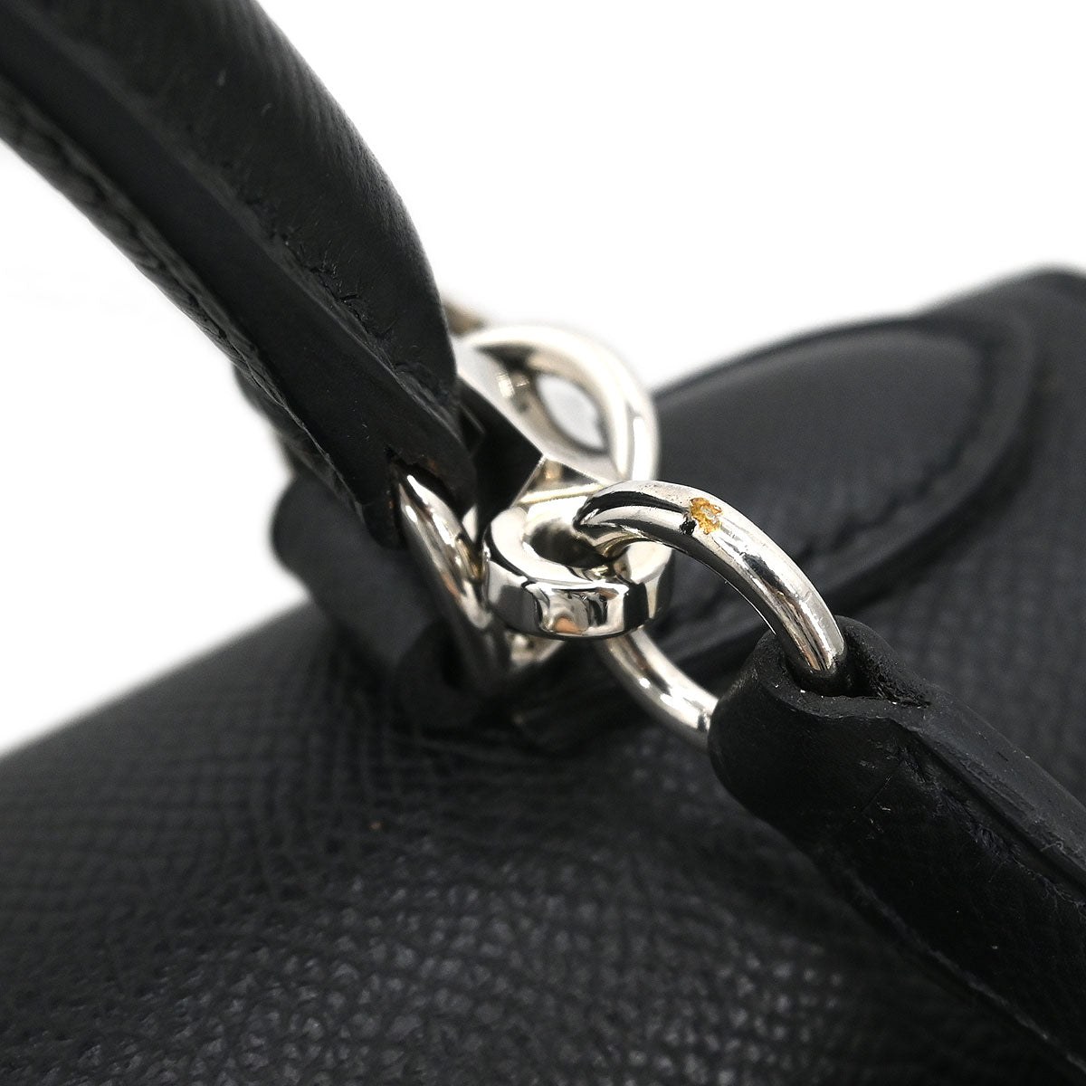 Hermes Black Epsom Kelly 28 Sellier 2way Shoulder Handbag