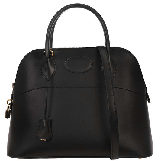 Hermes Black Box Calf Bolide 31 2way Shoulder Handbag