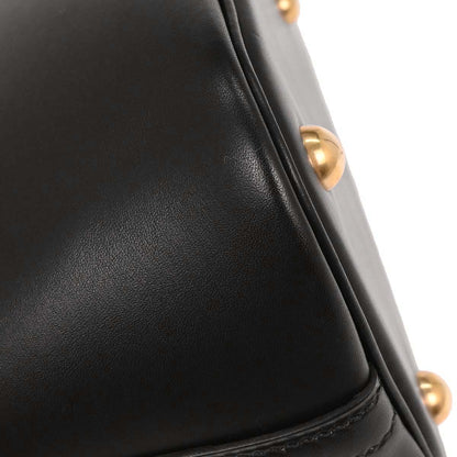 Hermes Black Box Calf Bolide 31 2way Shoulder Handbag