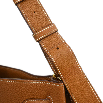 Hermes Gold Togo So Kelly 22 Shoulder Bag