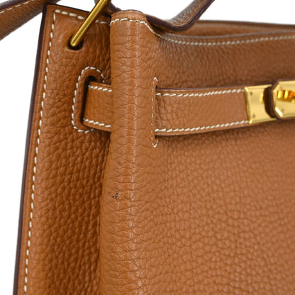 Hermes Gold Togo So Kelly 22 Shoulder Bag