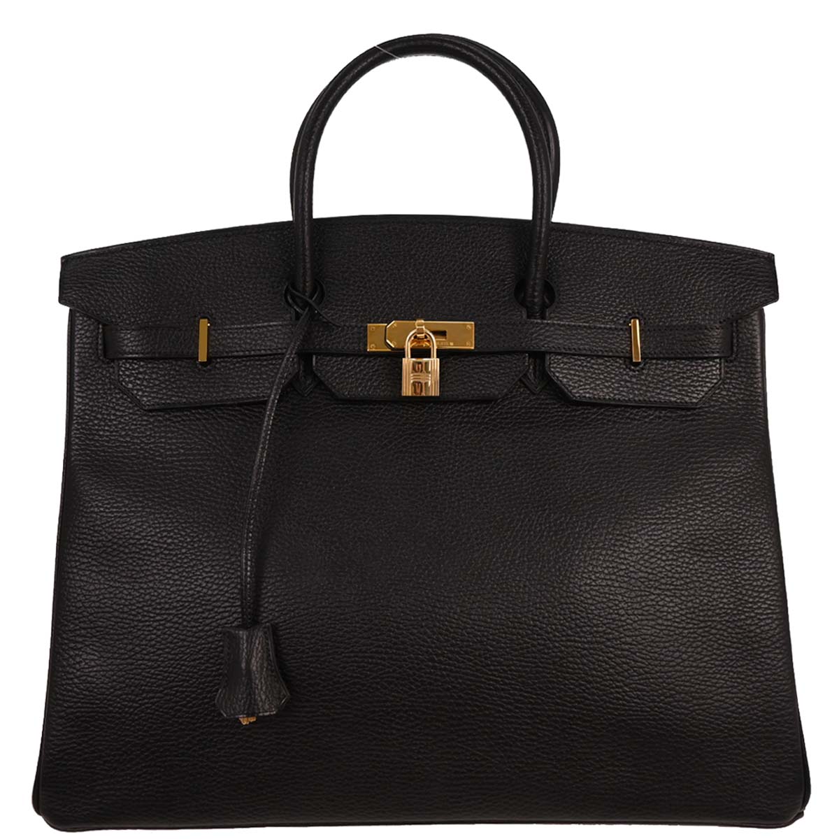 Hermes Black Ardennes Birkin 40 Handbag