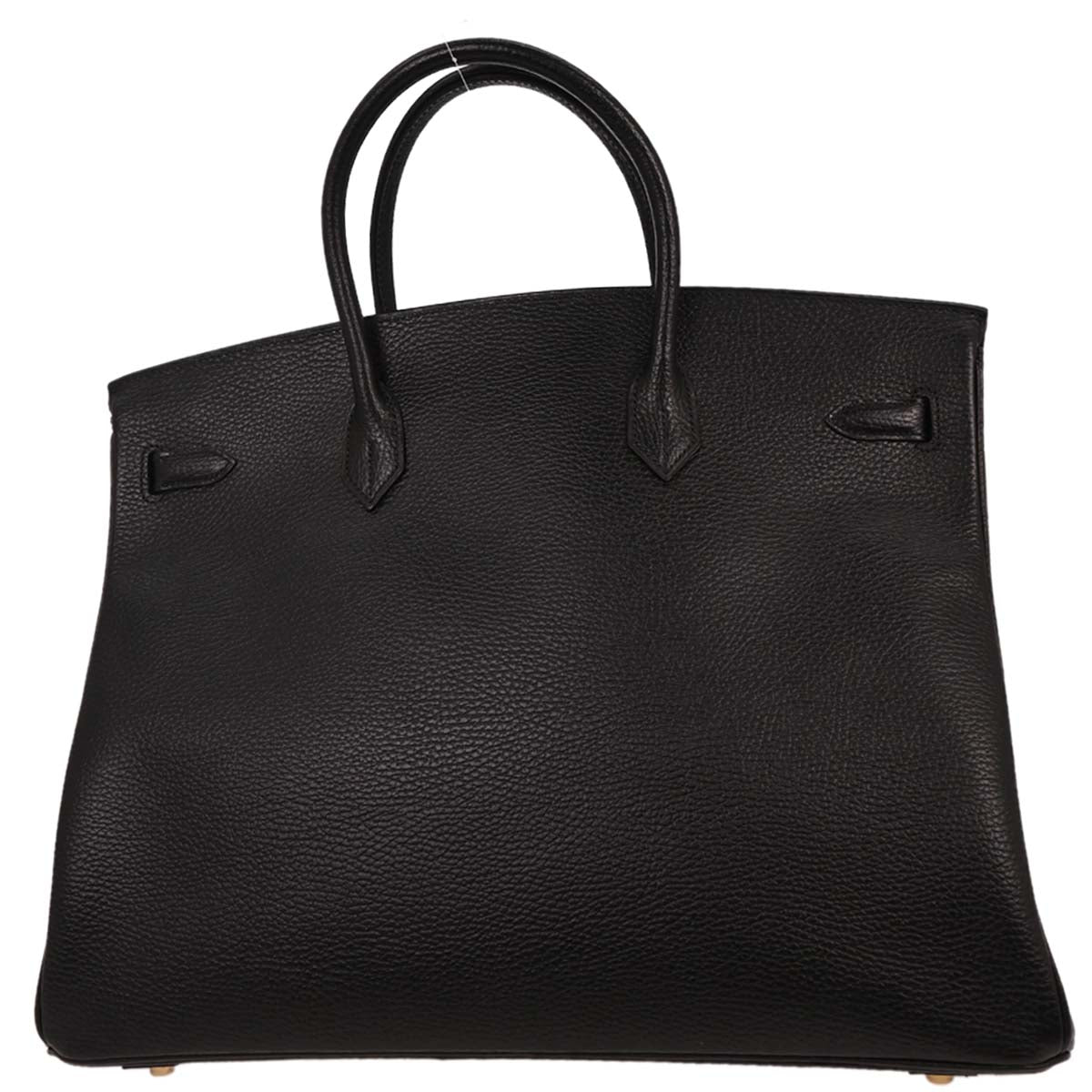 Hermes Black Ardennes Birkin 40 Handbag