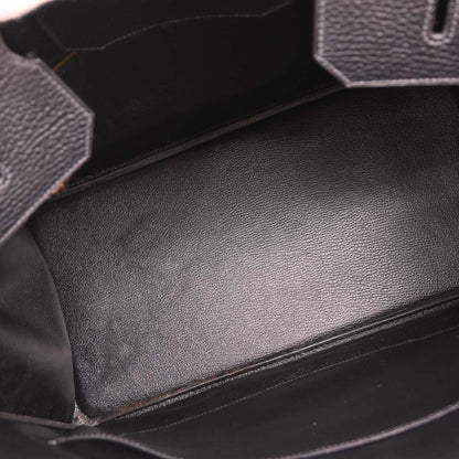 Hermes Black Ardennes Birkin 40 Handbag