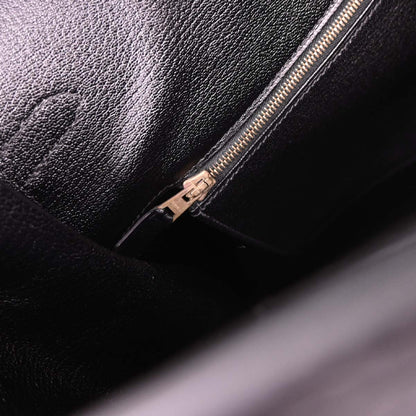 Hermes Black Ardennes Birkin 40 Handbag
