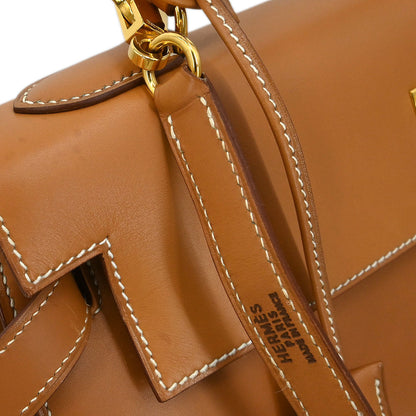 Hermes Natural Veau Chamonix Kelly 32 Sellier 2way Shoulder Handbag